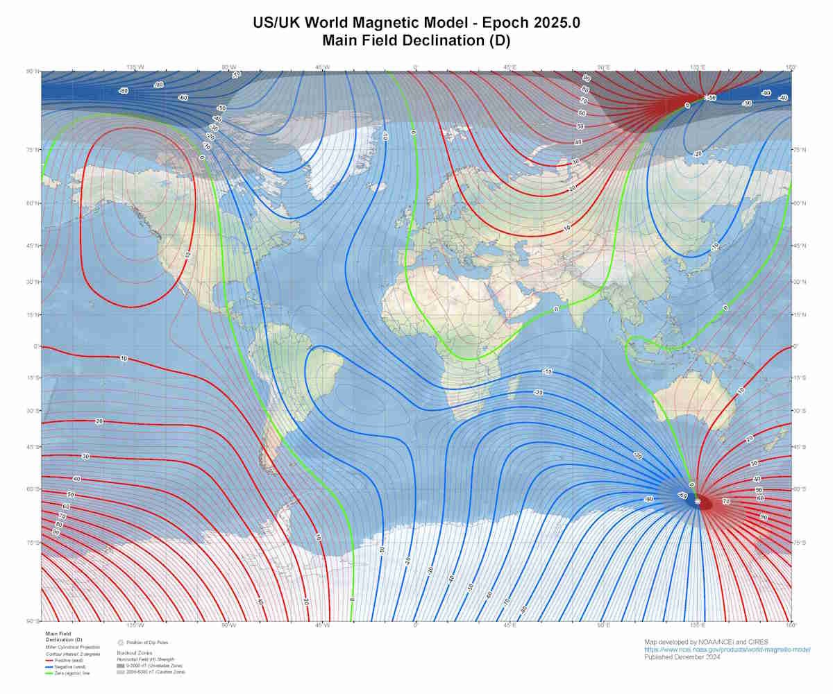 Modello Magnetico Mondiale: Una Guida per i Viaggiatori