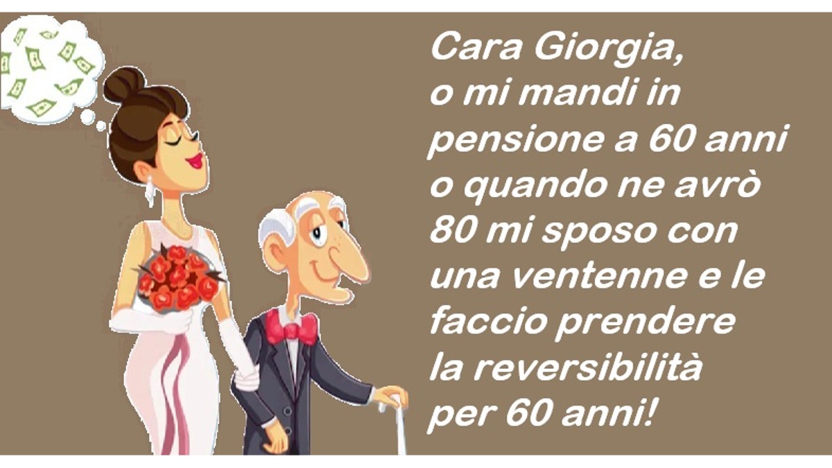 La pensione la vogliamo da vivi!