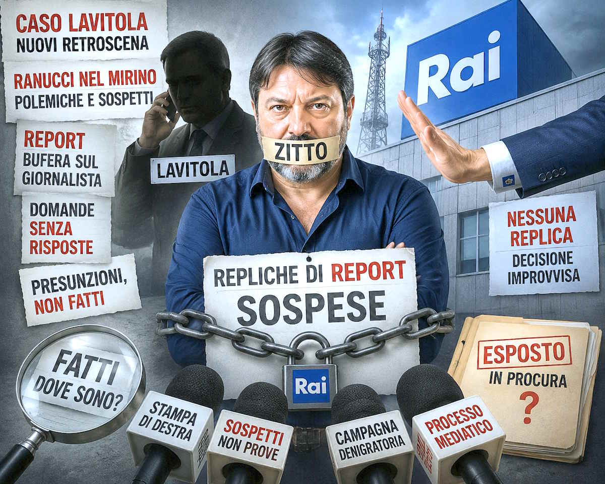 Caso Lavitola, Report e Ranucci: tra illazioni, campagne mediatiche e il rischio di una Rai sempre meno pluralista